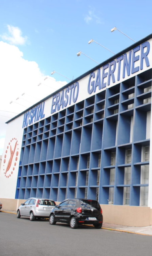 Frente do Hospital Ernesto Gaertner